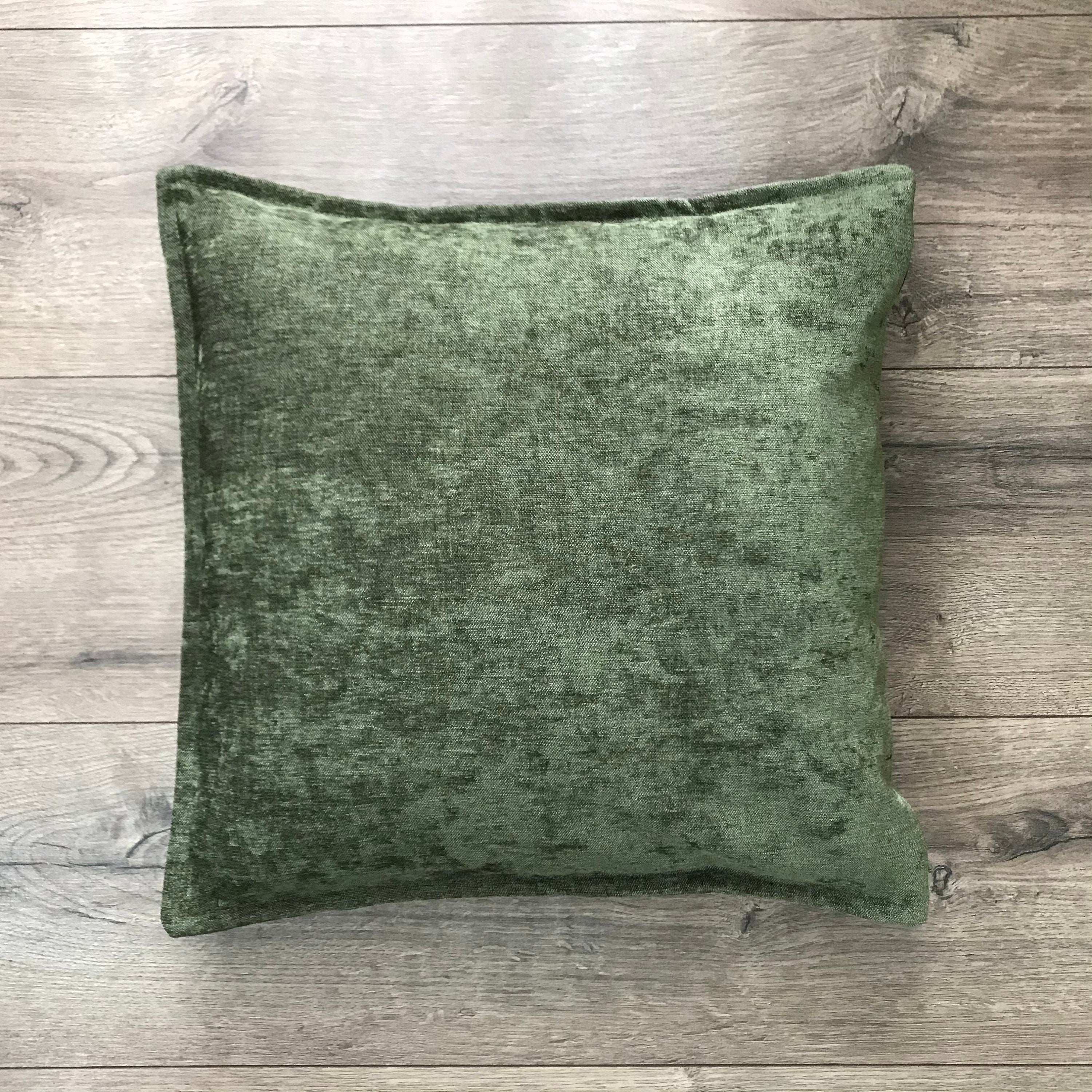 Chenille Pillow Cover: Various Colors & Sizes, Decorative Throw Pillow