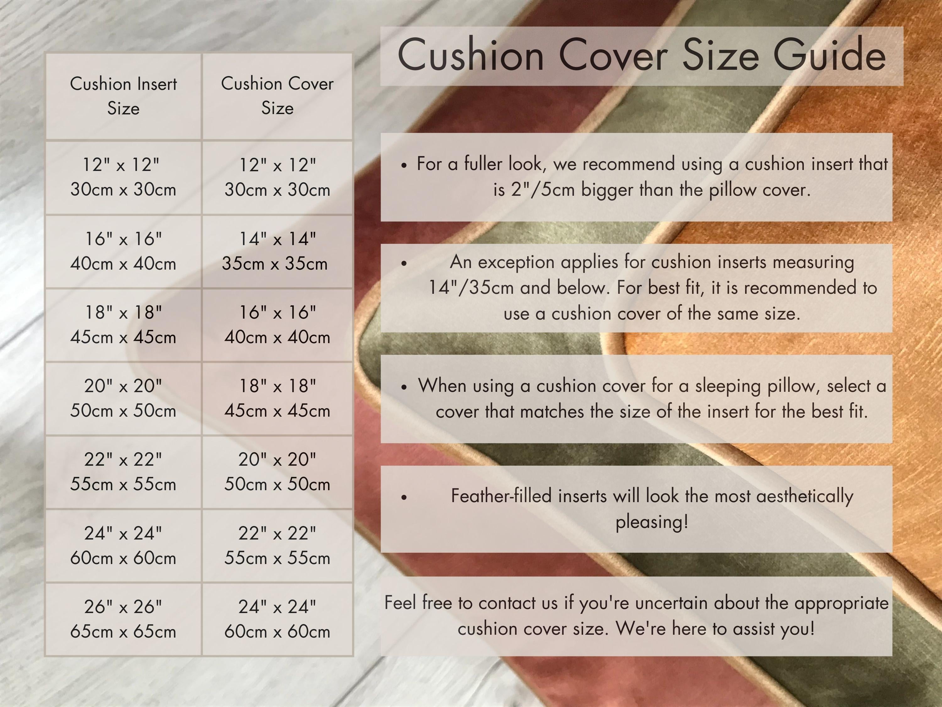 Velvet Pillow Cover with Piping: Chestnut, Caramel, Olive Green