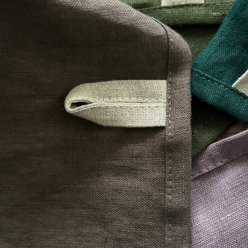 Washed Linen Tea Towel: Soft Rustic Dish Towel, Multi-Color Options