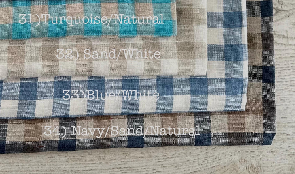 Natural Linen Pillowcase: Striped & Floral Patterned Cushion Cover