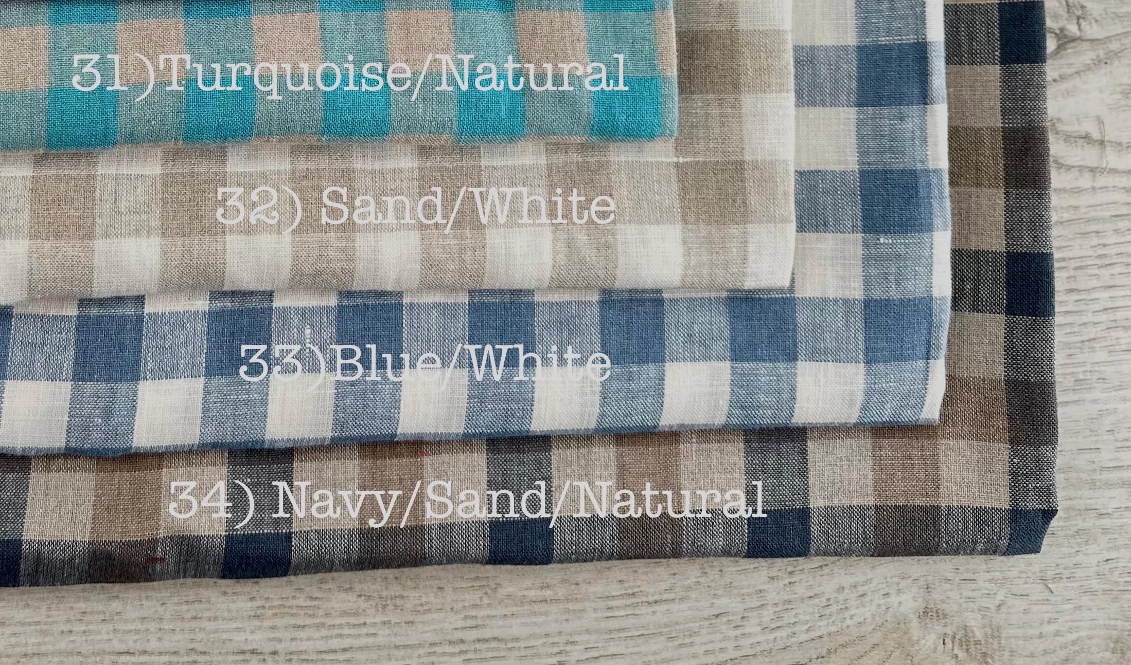 Natural Linen Pillowcase: Striped & Floral Patterned Cushion Cover