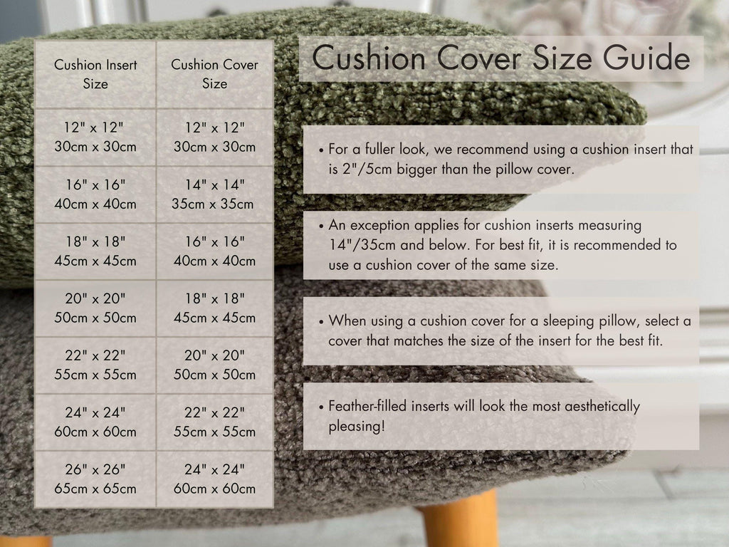 Thick Boucle Pillow Cover: Soft Decorative Cushion, Heavyweight Upholstery