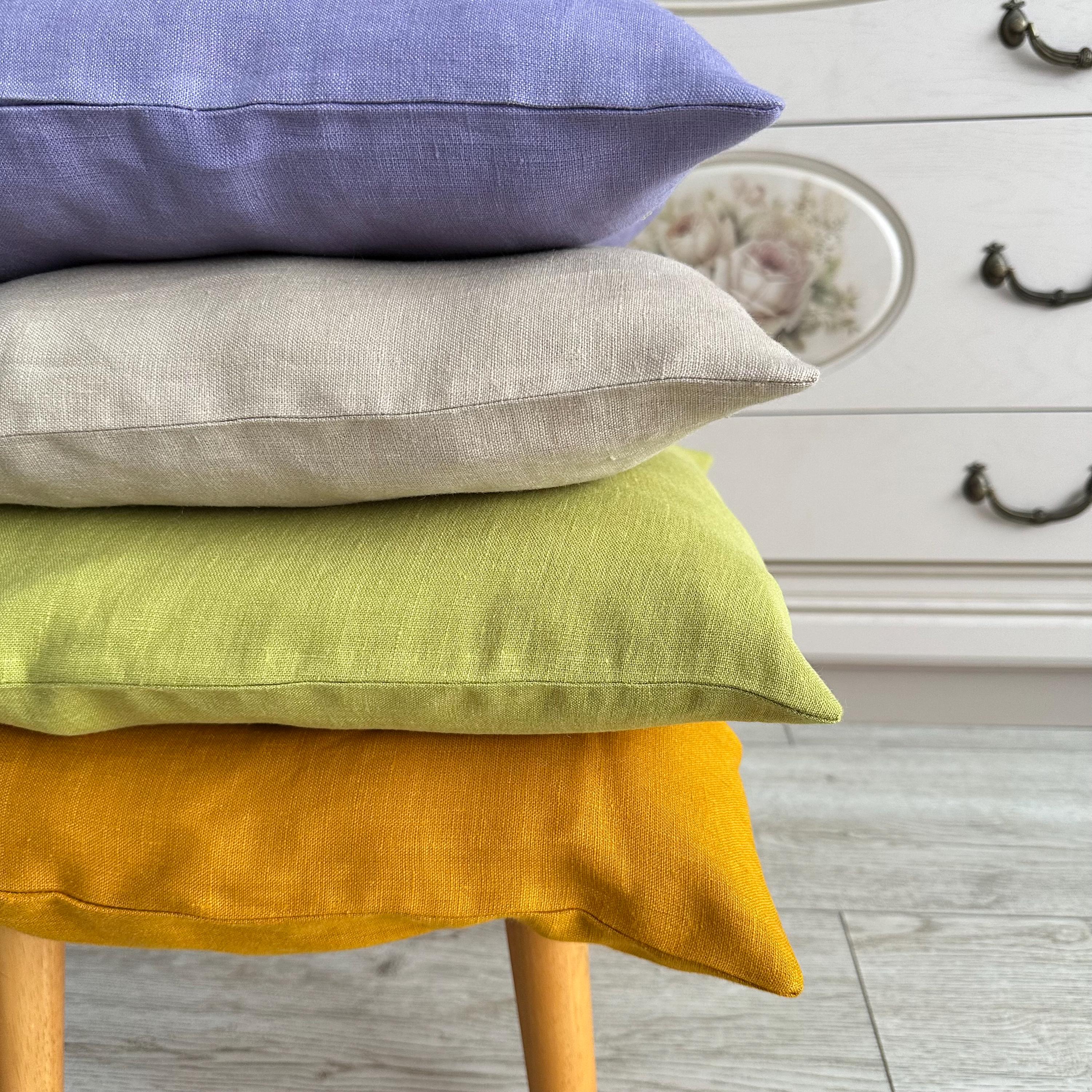 Washed Linen Pillowcase: Soft Breathable Natural Fiber Cover
