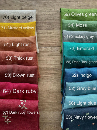 Washed Linen Pillowcase