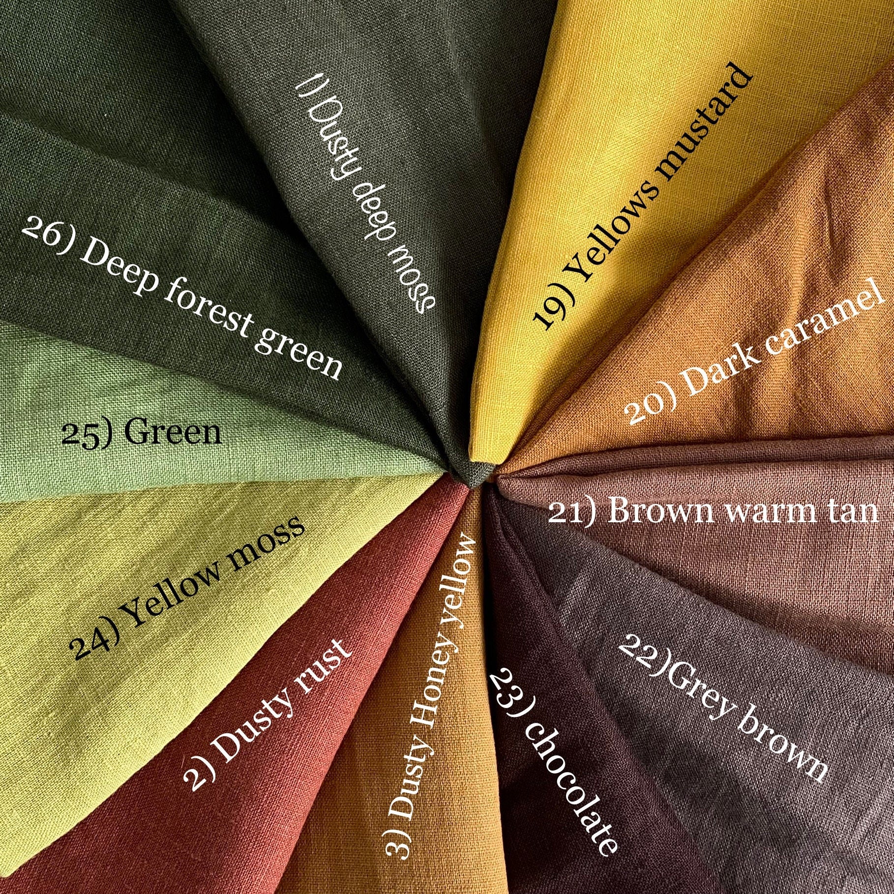 Washed Linen Tea Towel: Soft Rustic Dish Towel, Multi-Color Options