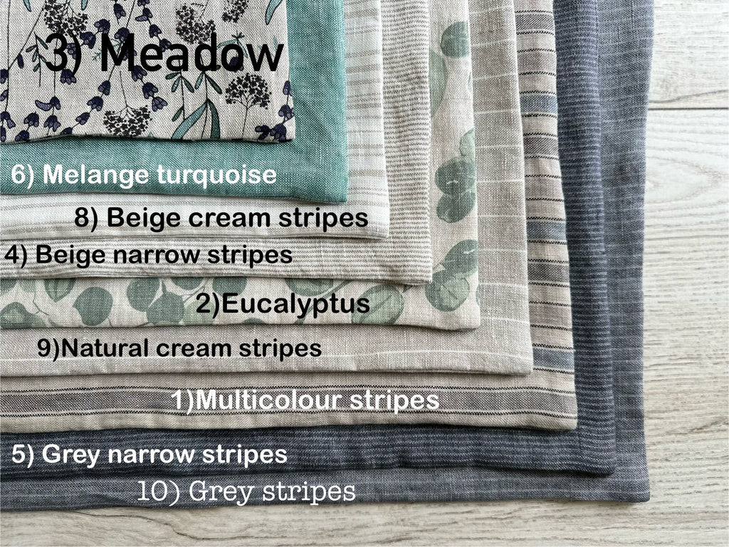 Natural Linen Tea Towel: Soft Absorbent Kitchen Dish Towel