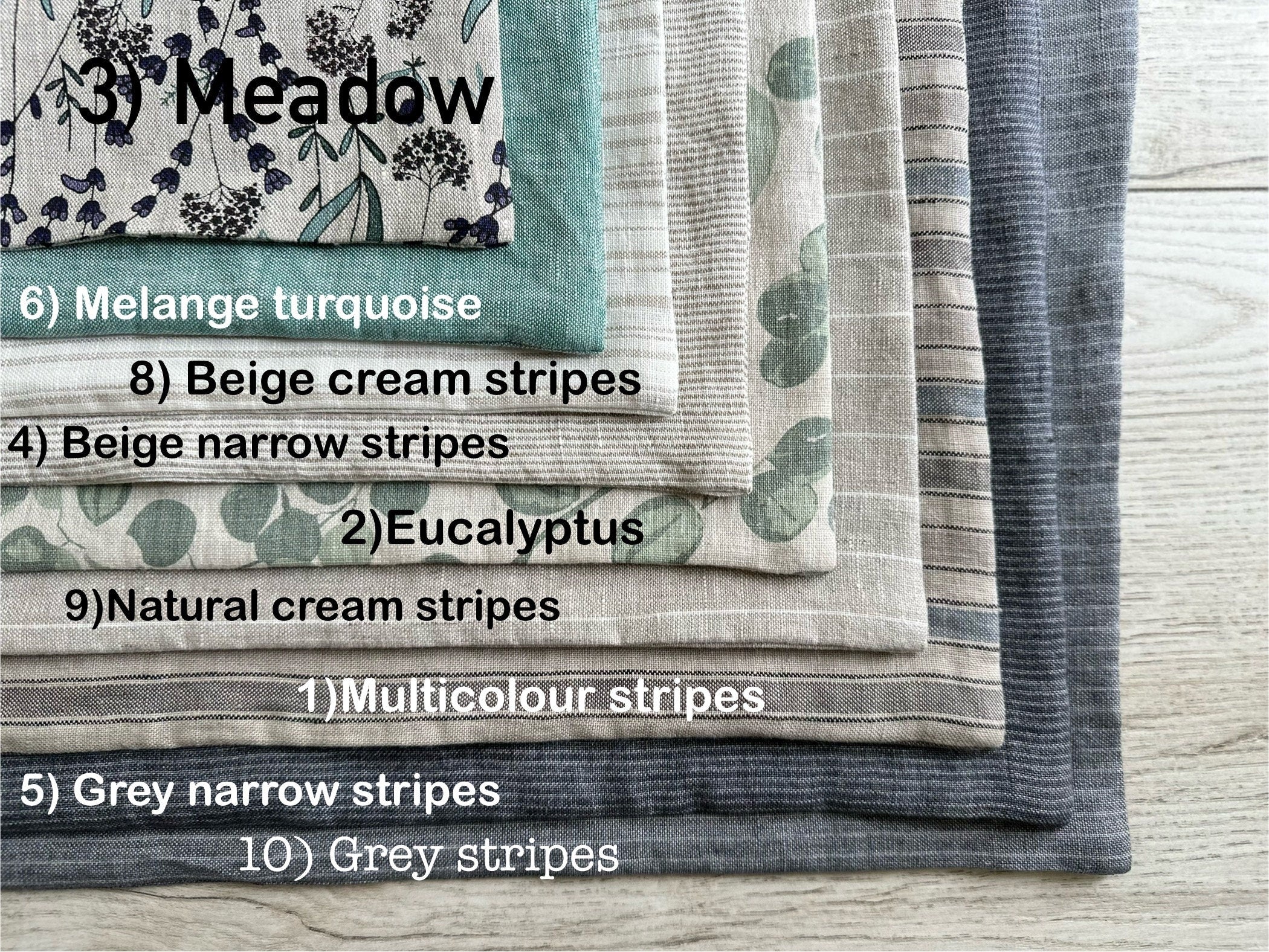 Natural Linen Tea Towel: Soft Absorbent Kitchen Dish Towel