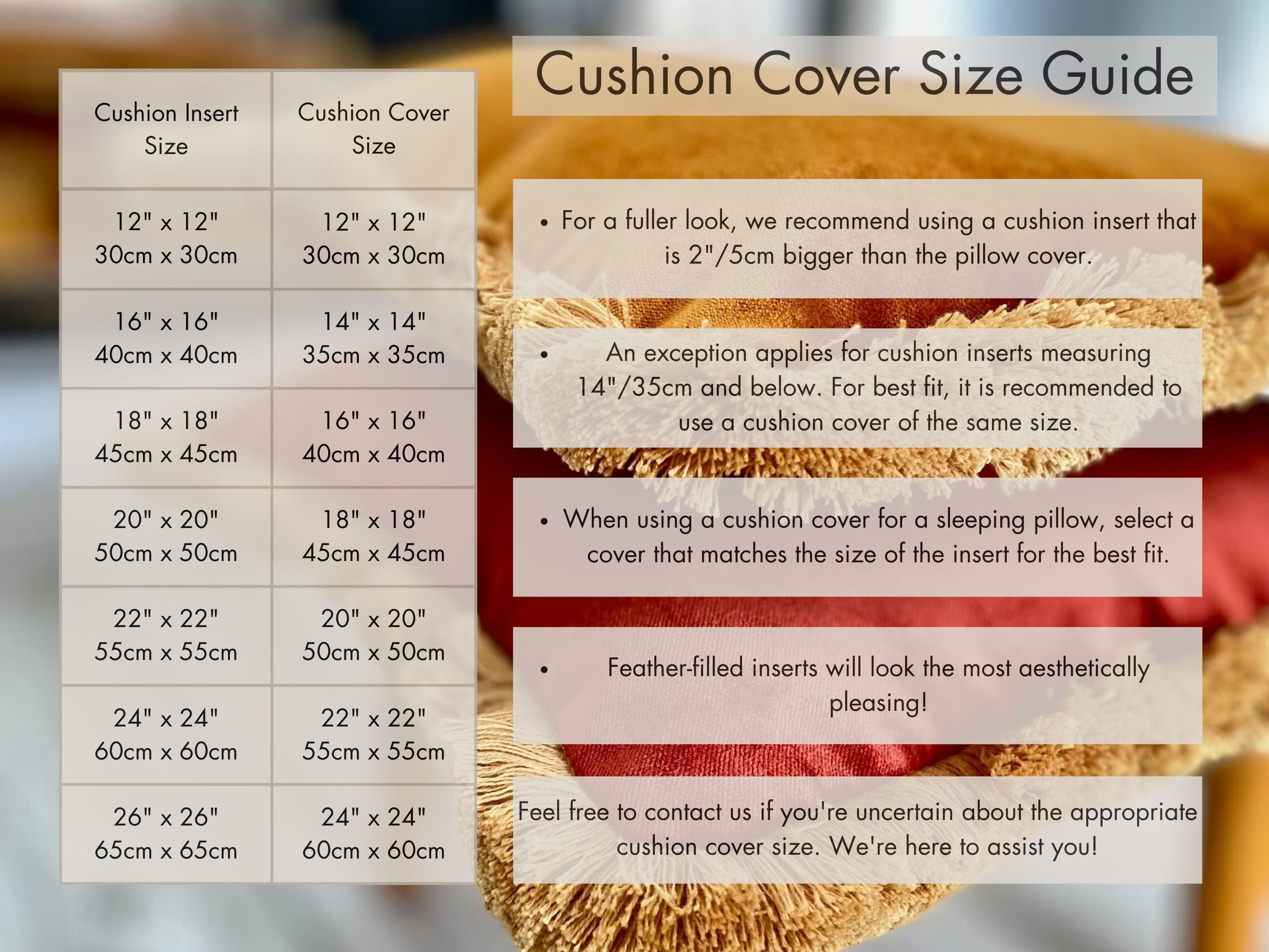 Orange Rust Velvet Fringe Pillow Cover: Boho Decorative Cushion