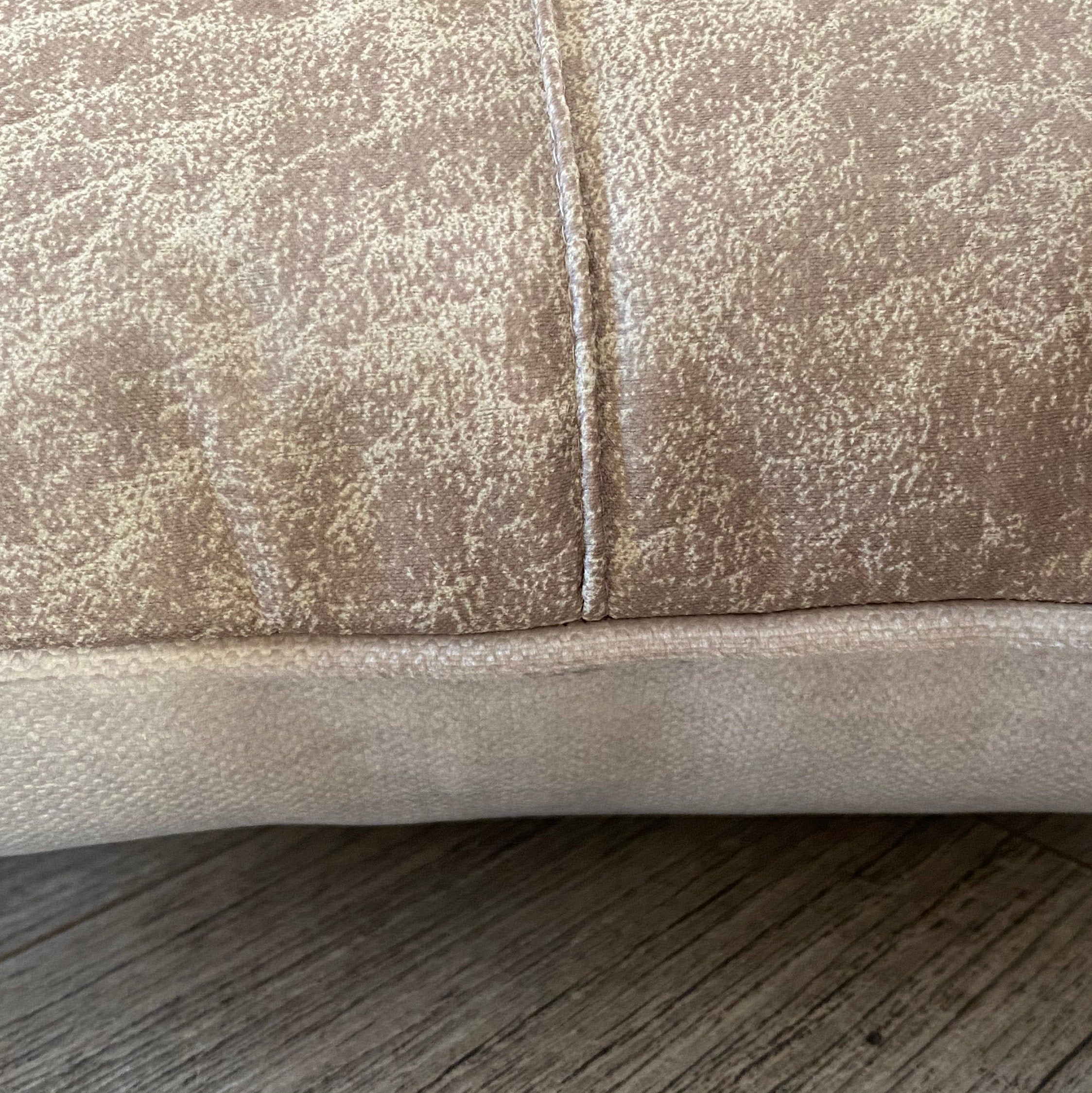 Vegan Leather Pillow Cover: Terracotta, Ivory, Black/Brown, Soft Velvet Back
